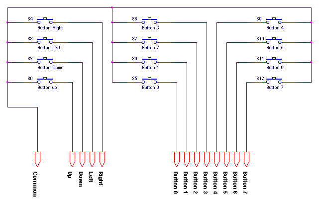 U2	Mikrokontroler Atmega8. ATMEGA8-16PC, ATMEGA8-16PI, ATMEGA8-16PJ lub ATMEGA8-16PU. Nie używaj ATMEGA8L- *, zegar 12 MHz byłby zbyt wysoki.<br />R1	Rezystor 1,5k. Zrobią to zwykłe oporniki z filmu węglowego 1/4 wata.<br />R2, R3	Rezystory 68 omów. Zrobią to zwykłe oporniki z filmu węglowego 1/4 wata.<br />D2, D3	Diody Zenera 3,6 V.<br />R4	Nie instaluj, już nie używasz.<br />D1	Nie instaluj, już nie używasz.<br />Y1	Kryształ 12 MHz.<br />C2, C3	Kondensatory 27 pf. Jeśli arkusz danych kryształu zaleca inną wartość, użyj jej zamiast tego.<br />C1	Kondensator 10uf. Zainstaluj go w pobliżu ATmega8.<br />JP1, JP2	Zworki. Możesz także użyć przełączników DIP, zwykłych przełączników lub mostków lutowniczych.<br />J2	6-pinowa listwa, odstęp 2,54 mm. Potrzebny do programowania ATmega8.